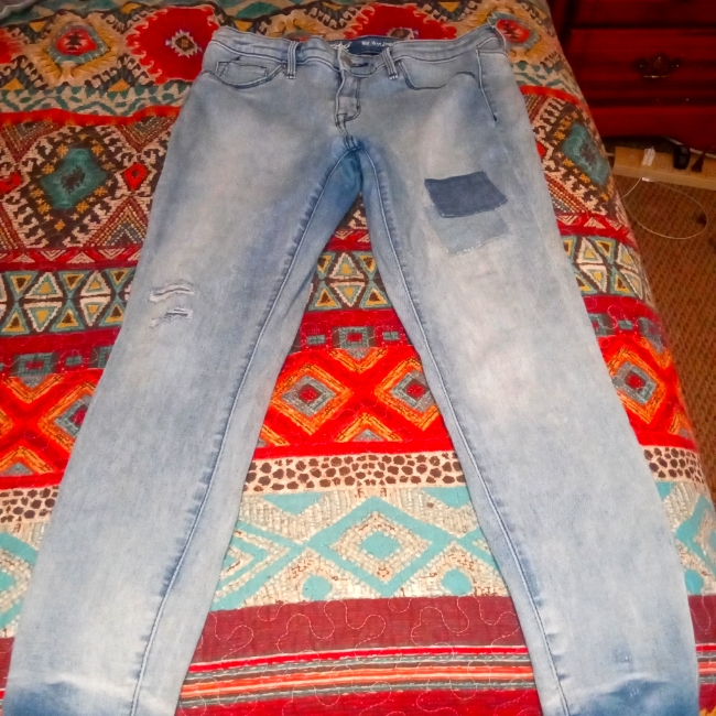 Mossimo Patchwork Jeggings